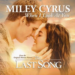 Miley Cyrus - When I Look At You - Single Cover