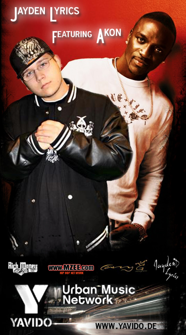 Jayden Lyrics & Akon Flyer