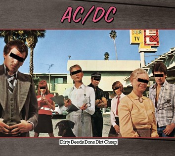 AC/DC - Dirty Deeds Done Dirt Cheap - Cover