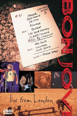 Bon Jovi - Live From London - DVD Cover