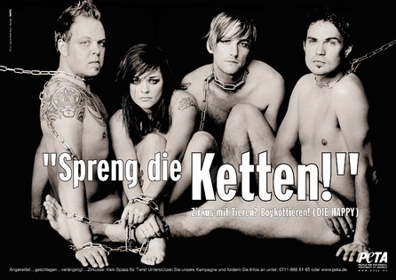 Die Happy - Peta Aktion 2003