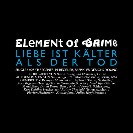 Element Of Crime - Liebe ist kälter als der Tod - Cover