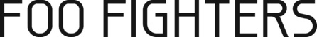 Foo Fighters - Schriftzug 2011
