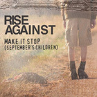 Rise Against - Make It Stop - Single Cover
