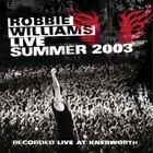 Robbie Williams - Live Summer 2003 - Cover
