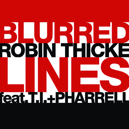 Robin Thicke - Blurred Lines - Single Cover