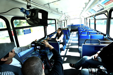 Sara Bareilles - "King Of Anything" behind-the-scenes shot (2010) - 05