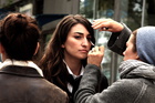 Sara Bareilles - "King Of Anything" behind-the-scenes shot (2010) - 02