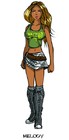 The Pussycat Dolls - Melody Thornton - Comic