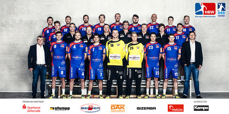 HBW Balingen-Weilstetten - Mannschaftsfoto - Saison 2016/2017 - DKB Handball-Bundesliga