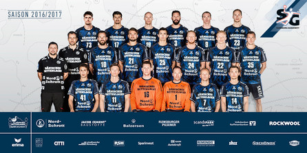 SG Flensburg-Handewitt - Mannschaftsfoto - Saison 2016/2017 - DKB Handball-Bundesliga